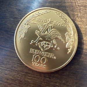 Commemorative Budweiser bicentennial coin